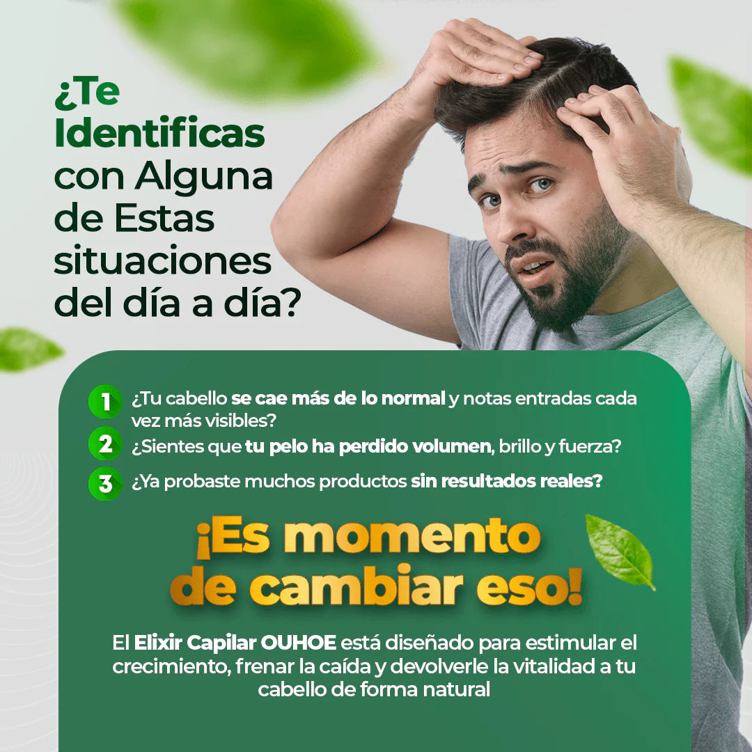 ELIMINA LA CAIDA DE CABELLO - 50% DE DESCUENTO + ENVÍO GRATIS